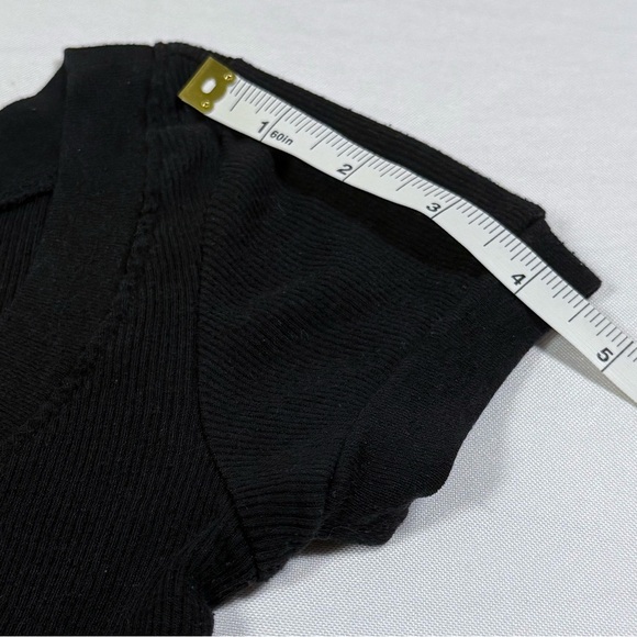Vintage Wet Seal Black Scoop Neck Baby Tee - Picture 5 of 8